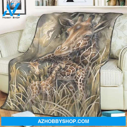 Giraffe Blanket, Gift For Giraffe Lovers