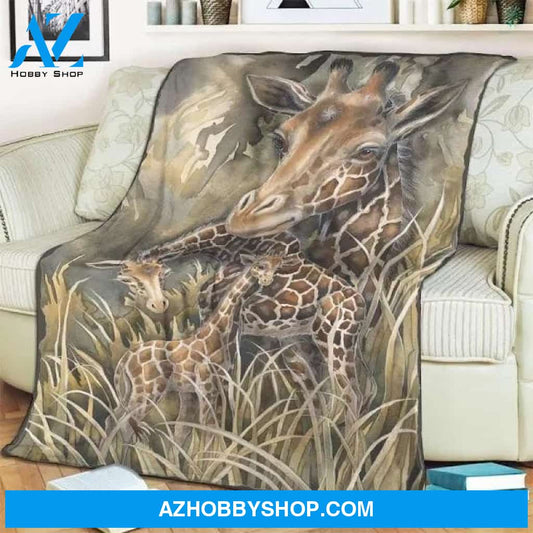 Giraffe Blanket, Gift For Giraffe Lovers