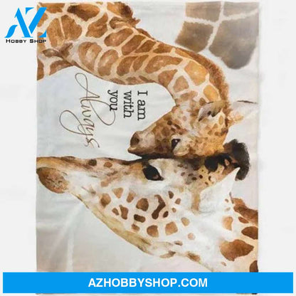 Giraffe Blanket, I Am With You Always