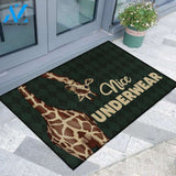 Giraffe Doormat, Funny Giraffe Doormat, Animal Funny Doormat, Funny Doormat, Welcome Mat, Hello Doormat, Pet Doormat, Home Doormat