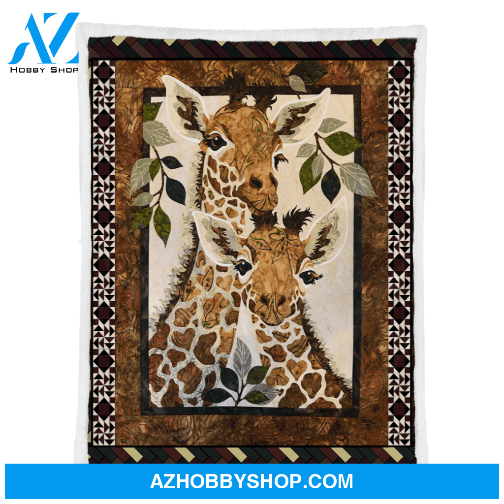 Giraffe Fleece Blanket