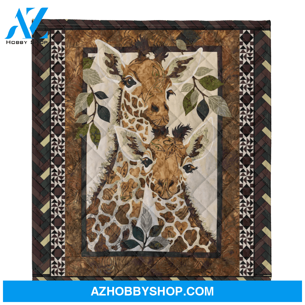 Giraffe Fleece Blanket