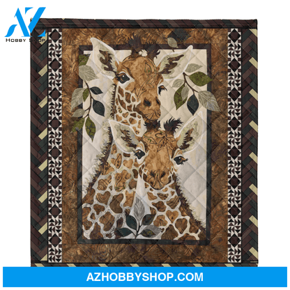 Giraffe Fleece Blanket