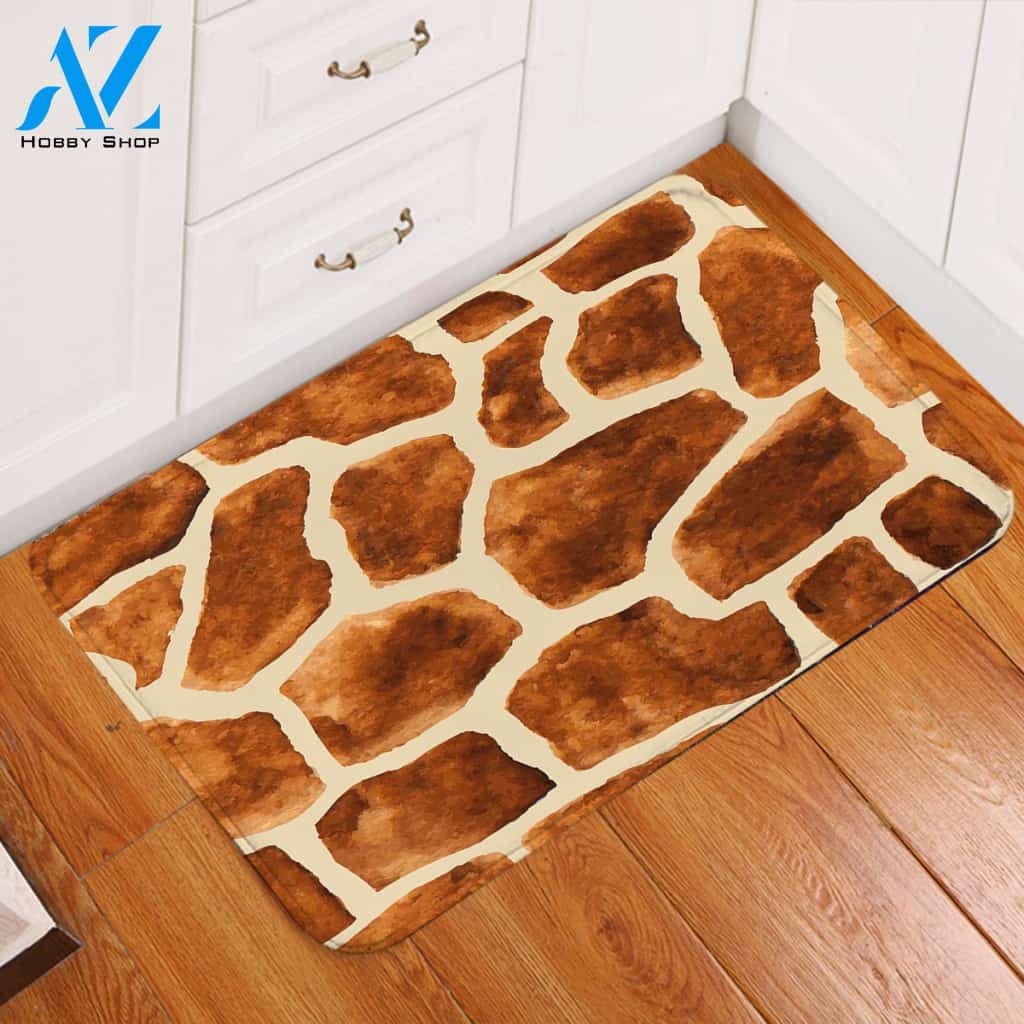 Giraffe Fur Door Mat