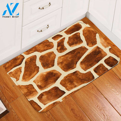 Giraffe Fur Door Mat