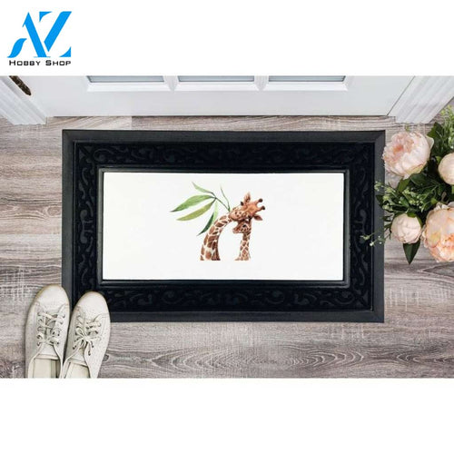 Giraffe Safari Animal Heavy Duty Door Mat