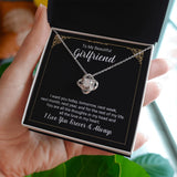 Girlfriend Always And Forever Love Knot Necklace
