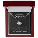 Girlfriend Always And Forever Love Knot Necklace
