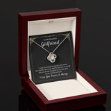 Girlfriend Always And Forever Love Knot Necklace