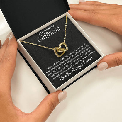 Girlfriend - My Love Story - Interlocking Hearts Necklace