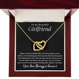 Girlfriend - My Love Story - Interlocking Hearts Necklace