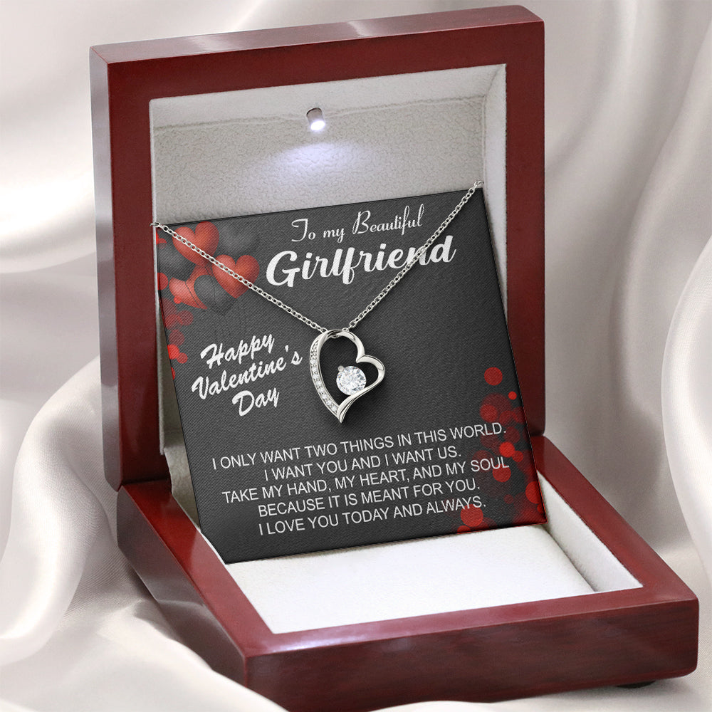 To My Beautiful Girlfriend | Take My Hand | Forever Love Necklace