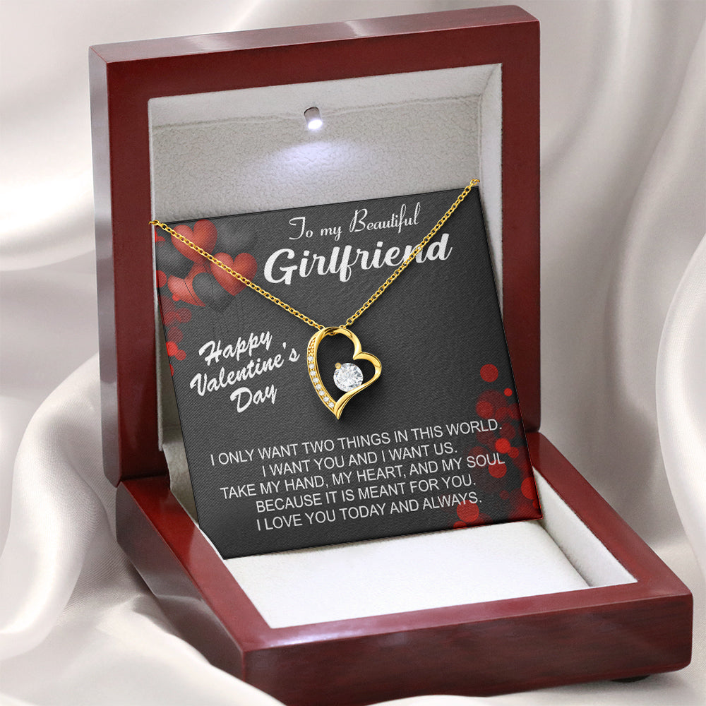 To My Beautiful Girlfriend | Take My Hand | Forever Love Necklace