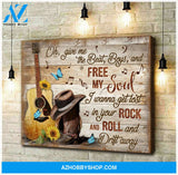 Zalooo Give Me The Beat Butterfly Wall Art Canvas