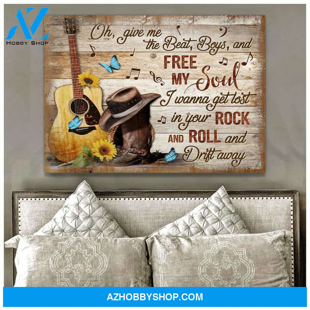 Zalooo Give Me The Beat Butterfly Wall Art Canvas