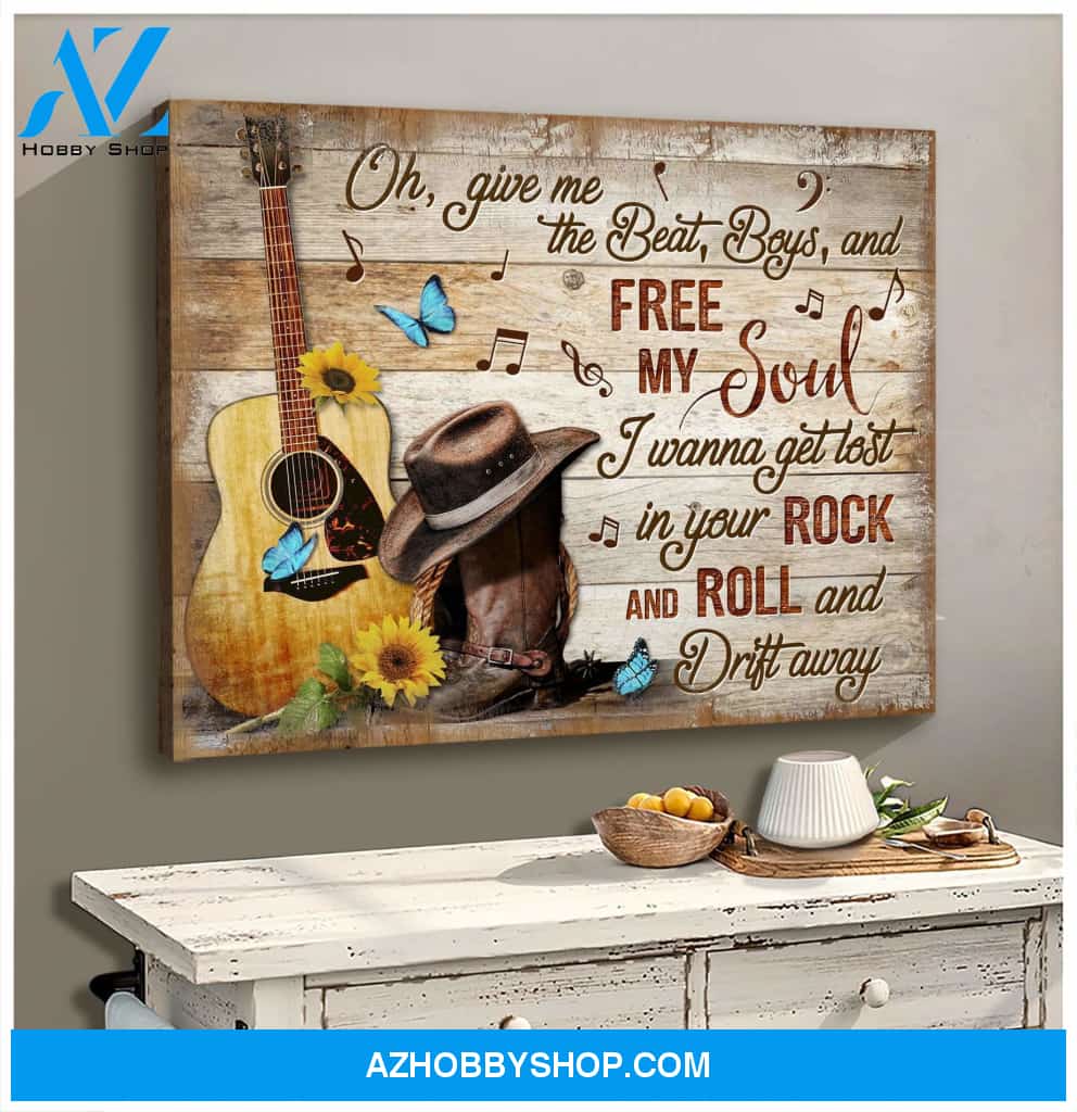 Zalooo Give Me The Beat Butterfly Wall Art Canvas