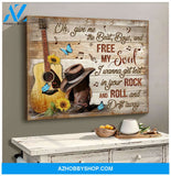 Zalooo Give Me The Beat Butterfly Wall Art Canvas