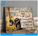 Zalooo Give Me The Beat Butterfly Wall Art Canvas