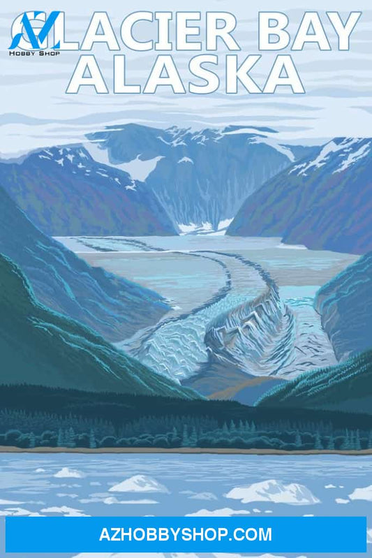 Glacier Bay Alaska Glacier Scene