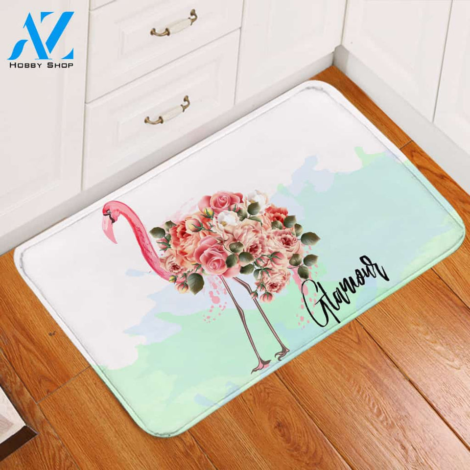 Glamour Flamingo Door Mat