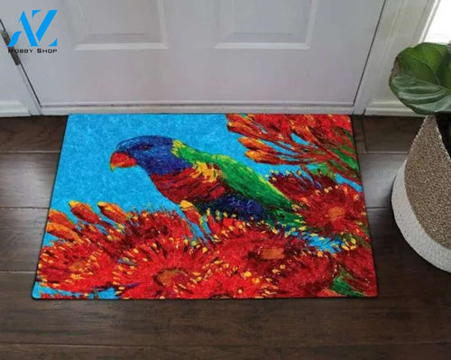 Glaucaus Macaw Parrot Doormat Funny Welcome Mat Housewarming Gift Home Decor Funny Doormat Gift For Friend