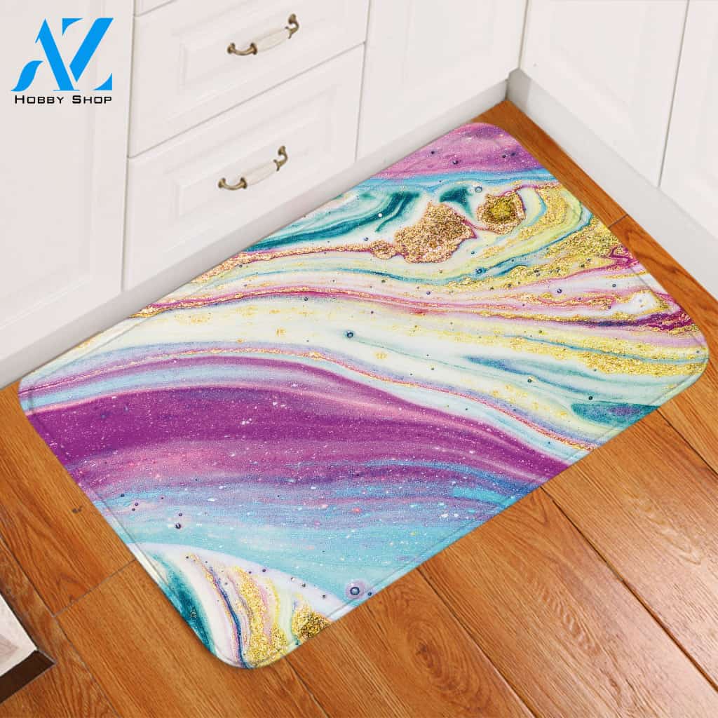 Glittered Fairy Stream Door Mat