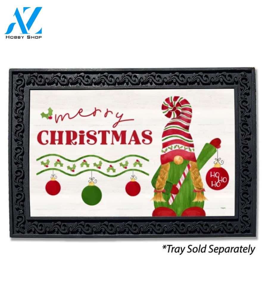 Gnome for Christmas Merry Christmas Doormat - 18" x 30"