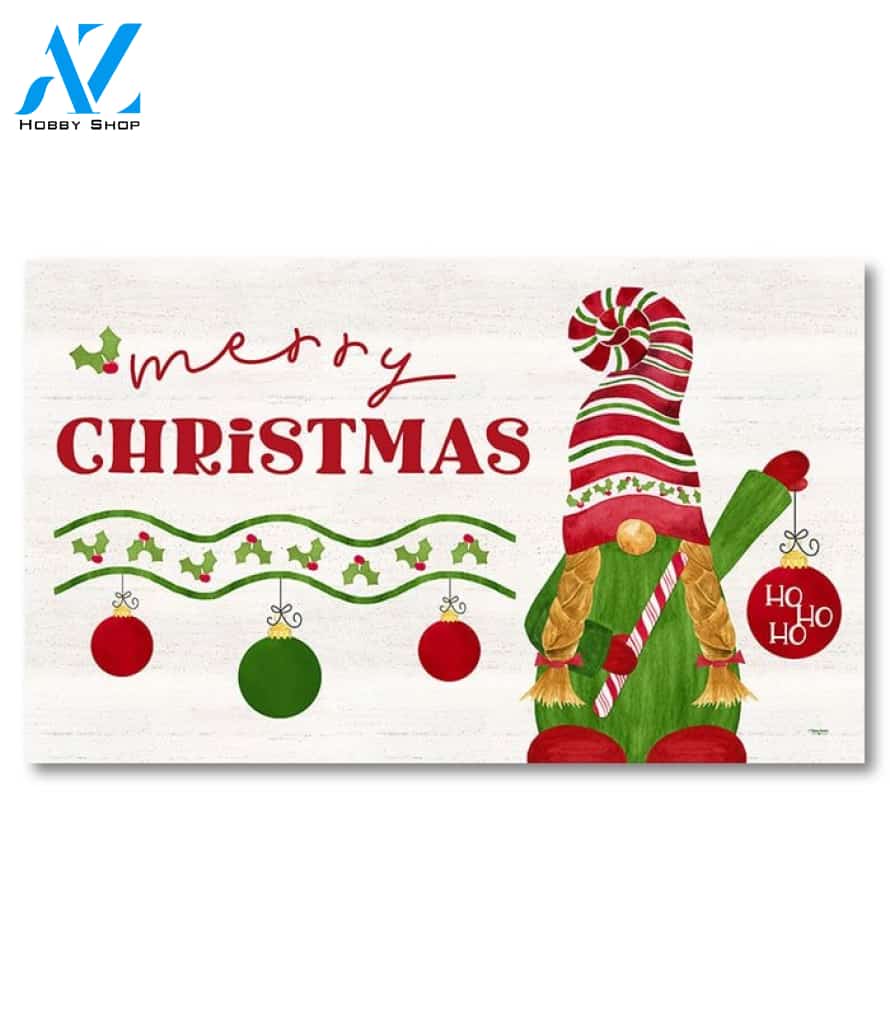 Gnome for Christmas Merry Christmas Doormat - 18" x 30"
