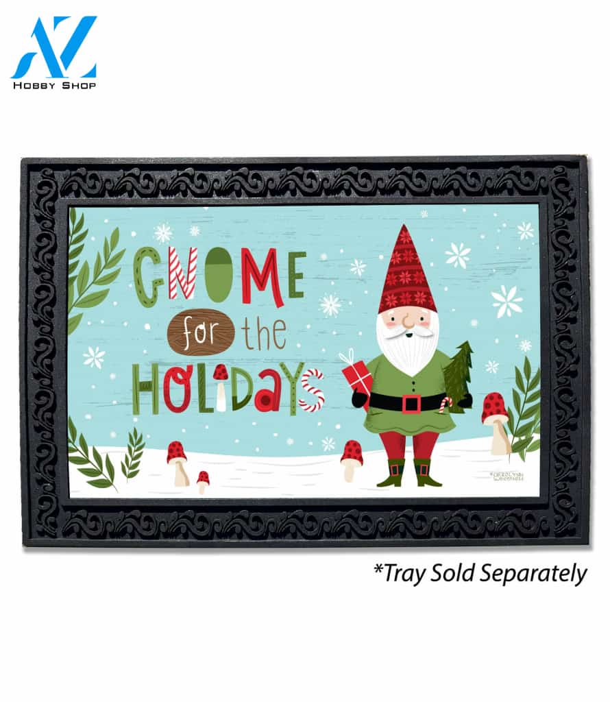 Gnome for the Holidays Doormat - 18" x 30"