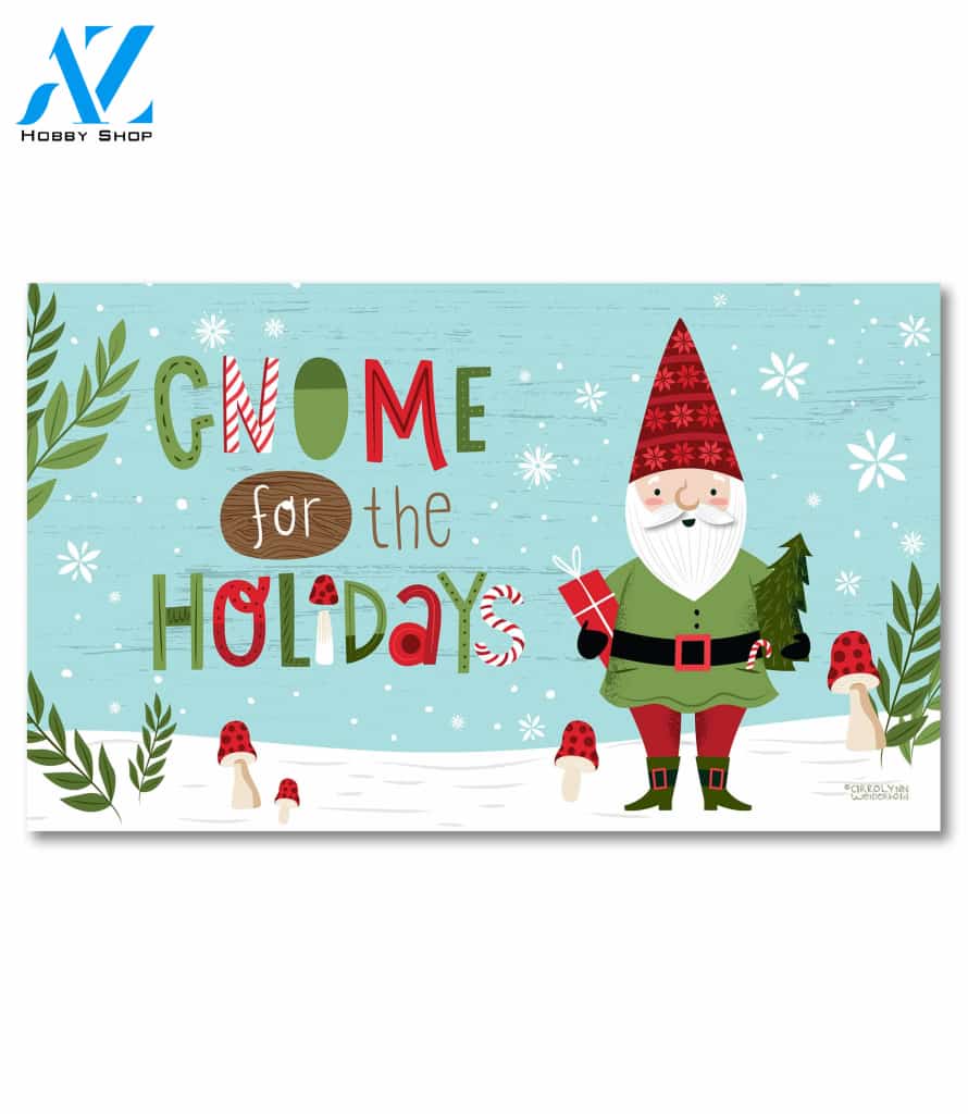 Gnome for the Holidays Doormat - 18" x 30"