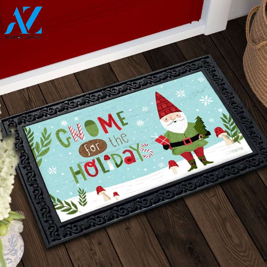 Gnome for the Holidays Doormat - 18" x 30"