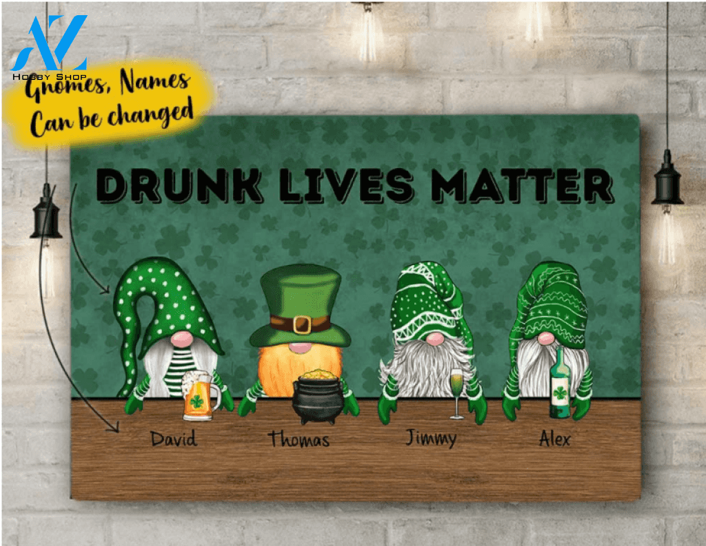 Gnomes Drunk Lives Matter Door Mat