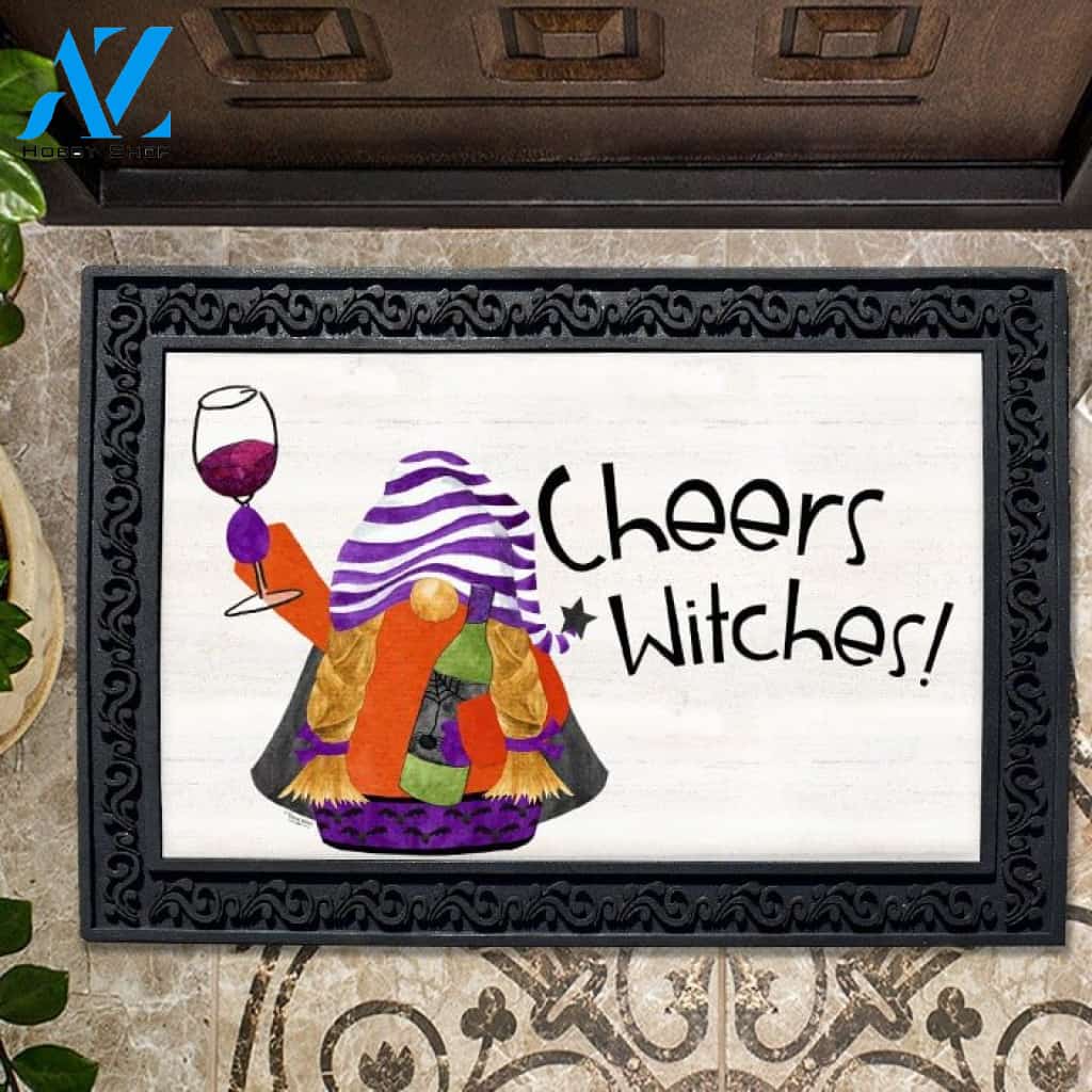 Gnomes of Halloween Cheers Doormat - 18" x 30"