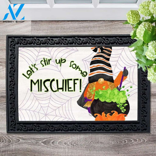 Gnomes of Halloween Stir Up Mischief Doormat - 18" x 30"