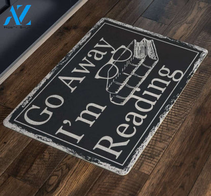 Go Away I Am Reading Reading Doormat Indoor And Outdoor Mat Entrance Rug Sweet Home Decor Housewarming Gift Gift For Friend Family Stem Feminist