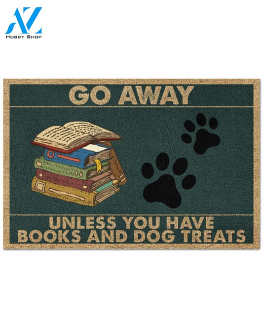 Go Away Unless You Have Books And Dogs Doormat Gift For Friend Family Birthday Gift Decor Warm House Gift Welcome Mat