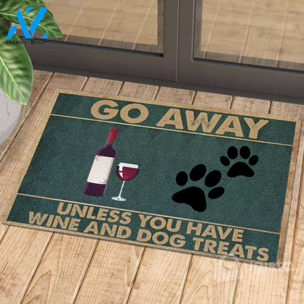 Go Away Unless You Have Doormat Welcome Mat House Warming Gift Home Decor Gift for Dog Lovers Funny Doormat Gift Idea