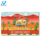 Go On an Adventure Camper Personalized Doormat - 18" x 30"
