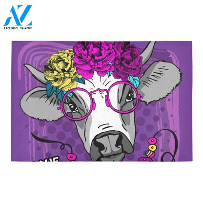 Goat And Flowers Doormat Welcome Mat Housewarming Gift Home Decor Funny Doormat Gift For Goat Lovers Gift For Friend Birthday Gift