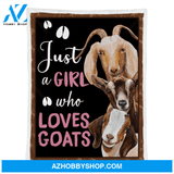Goat Blanket, Just A Girl Who Loves Goats