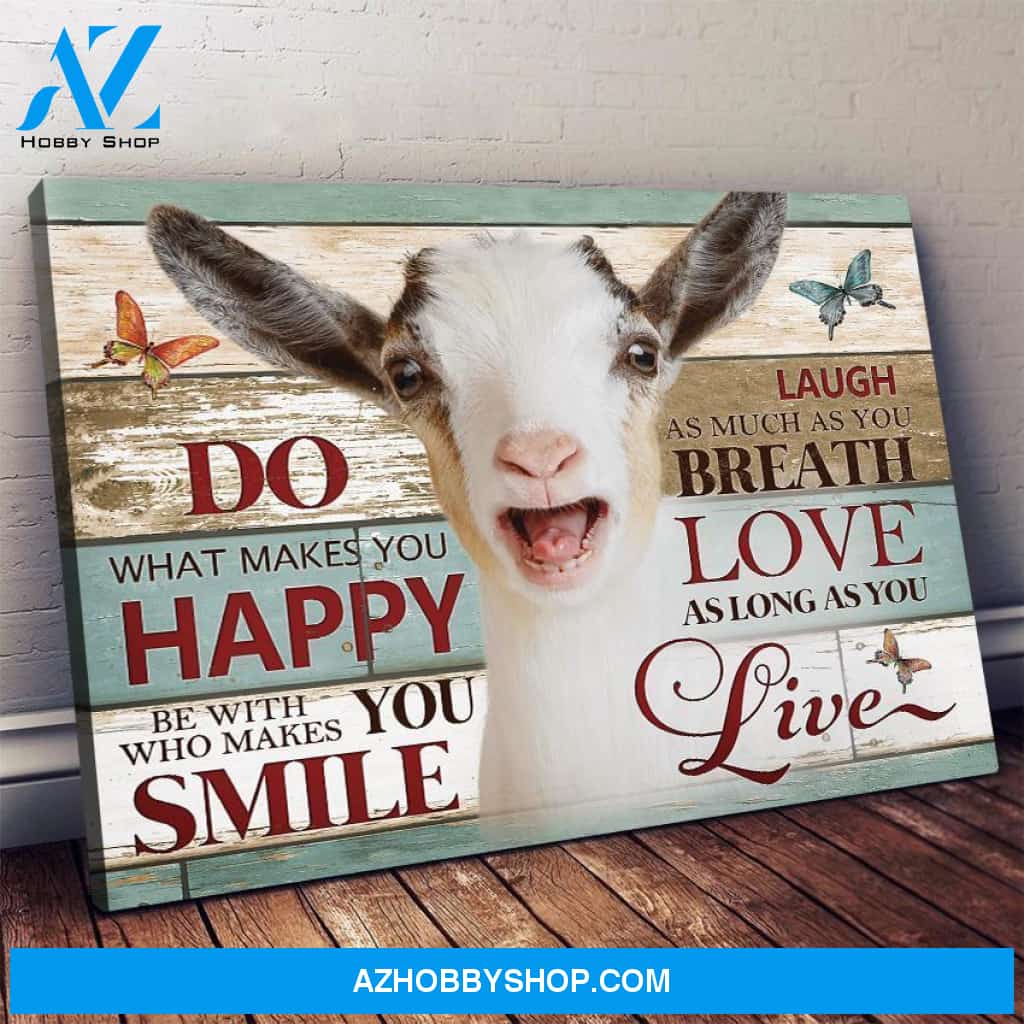 Goat Canvas - Hanging Art For Living Room