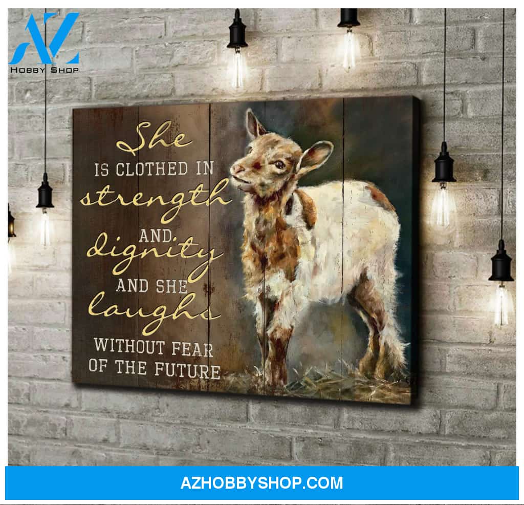 Goat Canvas - Hanging Art For Living Room