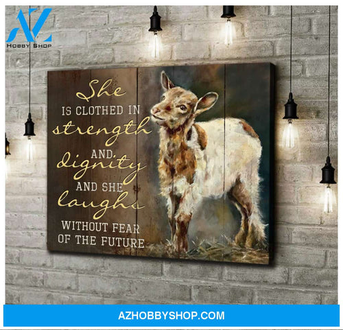 Goat Canvas - Hanging Art For Living Room