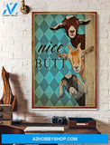 Goat Nice Butt Canvas And Poster, Wall Decor Visual Art