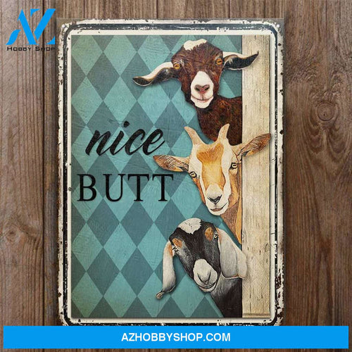 Goat Nice Butt funny Canvas Wall Art, Wall Decor Visual Art