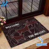 Goat Welcome Custom Doormat