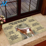 Goat When Visiting My House Doormat | Welcome Mat | House Warming Gift