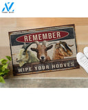 Goats Wipe Your Hooves Vintage Funny Indoor And Outdoor Doormat Warm House Gift Welcome Mat Birthday Gift For Goat Lovers Farm Farmer