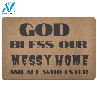 God bless our messy home and all who enter doormat – Hothot-th 190920