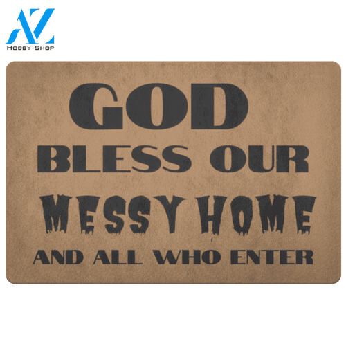 God bless our messy home and all who enter doormat – Hothot-th 190920